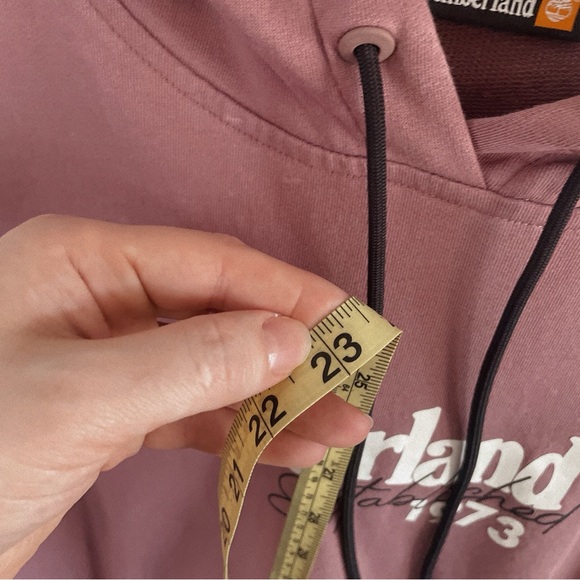Pink Timberland Hoodie Cropped Size XL - Picture 8 of 8
